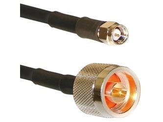 Ventev RG58NMSM-3, 0,9 m, RG-58, RPSMA, Sort