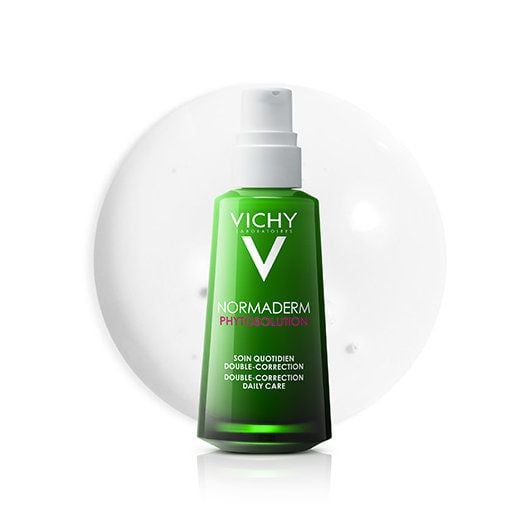 Vichy Normaderm Phytosolution, Unisex, Blandhy, Fet hud, 50 ml, Motverkar acne, Rengöring, Fuktgivande, Minskar porer, Pumpflaska, AQUA / WATER - G...