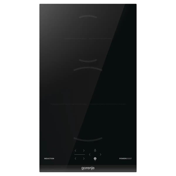 Gorenje G400 GI3201BC - Induktionshäll - 2 kokplattor - Fördjupning - bredd: 28.3 cm - djup: 49 cm - ramlös, - med fasetterad framkant - svart