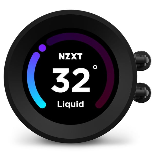 NZXT Kraken Elite 280 AIO-vattenkylare med LCD, matt svart