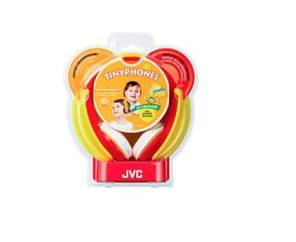 JVC TINYPHONES HA-KD5 - Hodetelefoner - full størrelse - kablet - 3,5 mm jakk - rouge