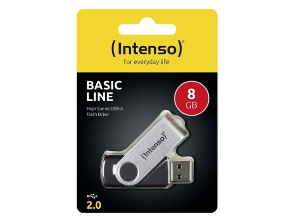 Intenso Basic Line - USB-flashstasjon - 8 GB - USB 2.0