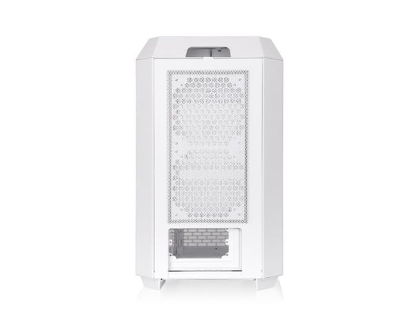 Thermaltake The Tower 250 - MT - mini ITX - genomskinlig sidopanel (härdat glas) - ingen strömförsörjning - snö - USB/ljud