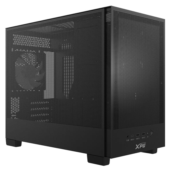 XPG VALOR MESH NANO MID-TOWER-CHASSIS, Midi Tower, PC, Svart, micro ATX, Mini-ITX, SPCC, 17 cm