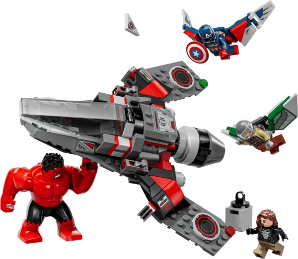 LEGO Super Heroes 76292 Captain America i kamp mot Red Hulk