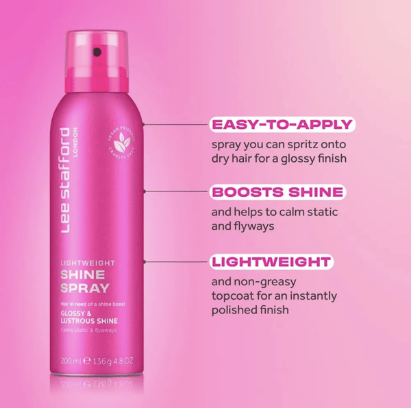 Lee Stafford Styling Lightweight Shine Spray 200 ml