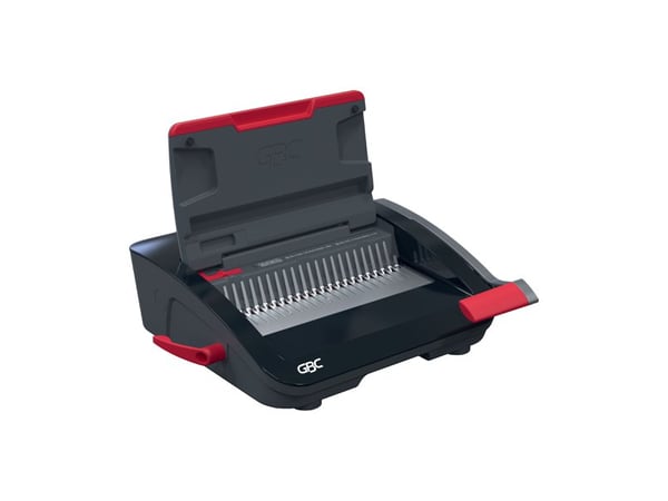 GBC CombBind® CB20 manuell innbindingsmaskin, kapasitet 240 A4-ark Svart