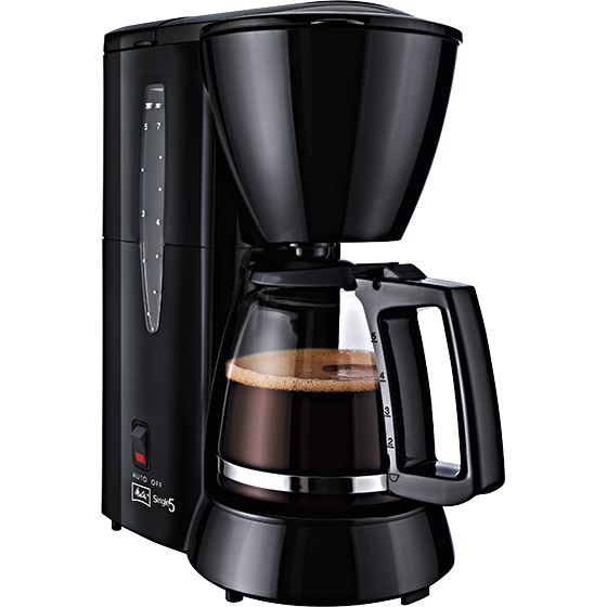 Melitta Single 5 - Kaffemaskin - 5 koppar - Svart - M720BK
