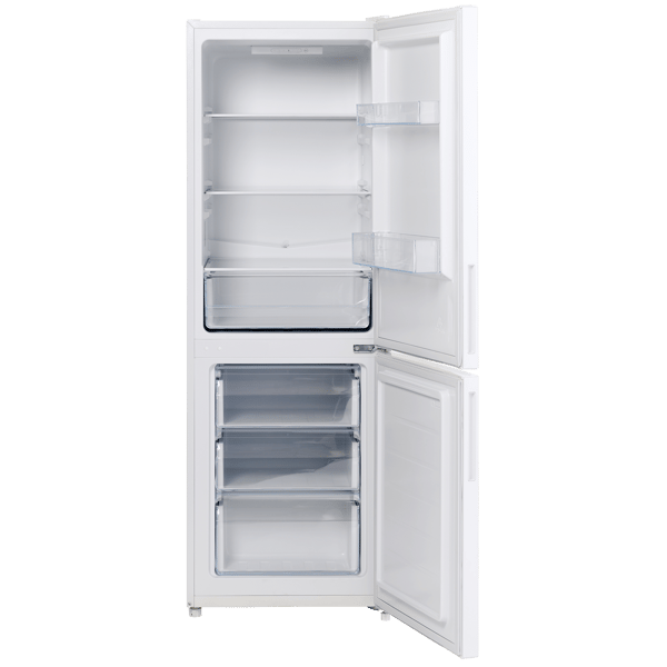 Scandomestic SKF 297 W - Kjøleskap med fryser - bredde: 54 cm - dybde: 55 cm - høyde: 159,3 cm - 228 liter - hvit