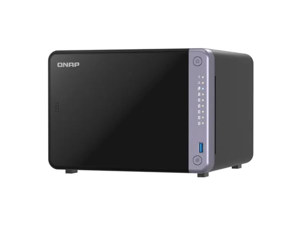 QNAP TS-632X-4G - NAS-server - 6 brønner - SATA 6Gb/s - RAID 0, 1, 5, 6, 10, 50, JBOD, 60 - RAM 4 GB - Gigabit Ethernet / 2.5 Gigabit Ethernet / 10...