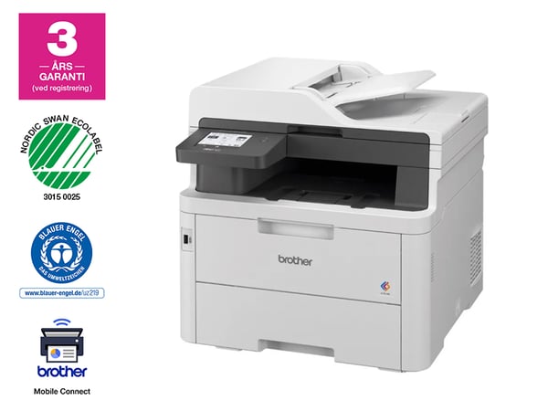 Brother MFC-L3760CDW - Multifunksjonsskriver - farge - LED - A4/Legal (medie) - opp til 26 spm (kopiering) - opp til 26 spm (trykking) - 250 ark - ...