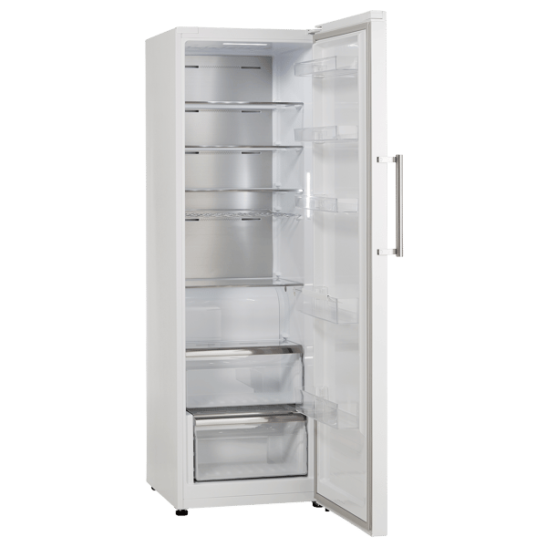 Scandomestic SKS 452 W - Kjøleskap - bredde: 59,5 cm - dybde: 71,5 cm - høyde: 185,5 cm - 370 liter - hvit
