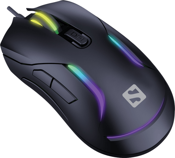Sandberg LightFlow 6D - Mus - optisk - 6 knapper - kablet - USB - hengeboks Sandberg LightFlow 6D - Mus - optisk - 6 knapper - kablet - USB - hengeboks