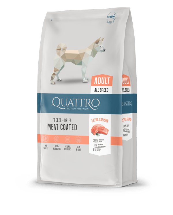 Quattro Super Premium All Breed Adult, Extra Salmon 3 kg