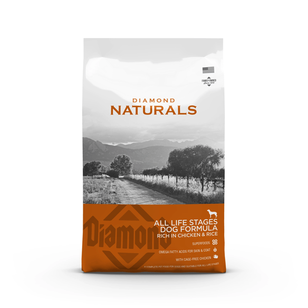 Diamond Naturals All Life Stage kylling & ris 15 kg
