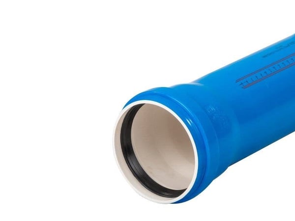 Magnaplast-putki muhvilla sisäiselle jätevedelle UdBEM hiljainen 110mm 0.5m (146220)
