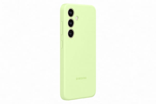 Samsung® | Galaxy S24 silikondeksel - Bagsidecover - Lysegrønn