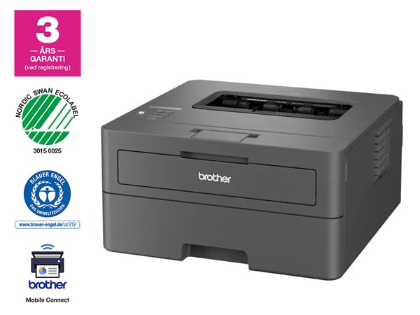 Brother HL-L2400DW, Laser, 1200 x 1200 DPI, A4, 30 ppm, Kaksipuolinen tulostus, musta Brother HL-L2400DW, Laser, 1200 x 1200 DPI, A4, 30 ppm, Kaksipuolinen tulostus, musta