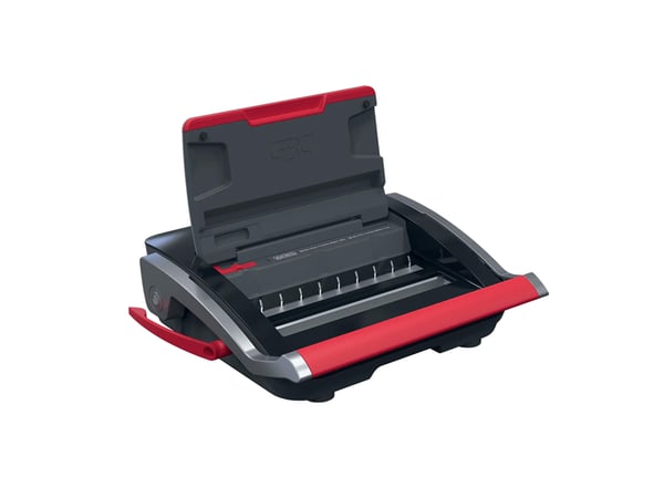 GBC WireBind® WB15 manuell innbindingsmaskin, Bindemaskin (tråd), Manuell, 125 ark, Svart, Rød