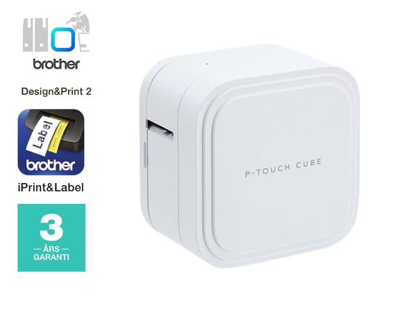 Labelprinter Brother PT-P910BT Cube Pro - USB 2.0 & Bluetooth