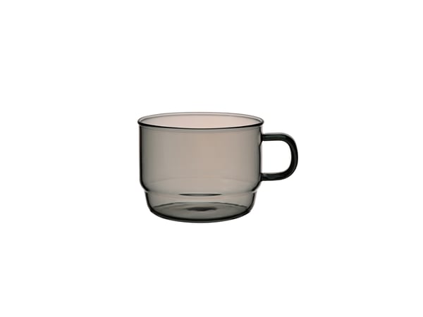 Hario Colors stapelbara muggar - grå glaskopp 300 ml