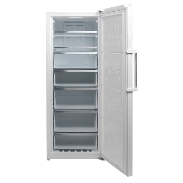 Scandomestic SFS 381 W Premium Collection - Frys XXL - Upprätt - bredd: 71 cm - djup: 70,5 cm - höjd: 185,5 cm - 380 liter - vit