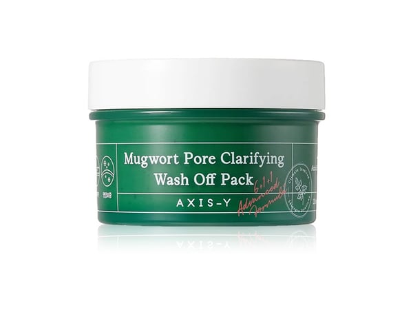 AXIS-Y_Mugwort Pore Clarifying Wash Off Pack Rensende ansiktsmaske med bynvort 100ml