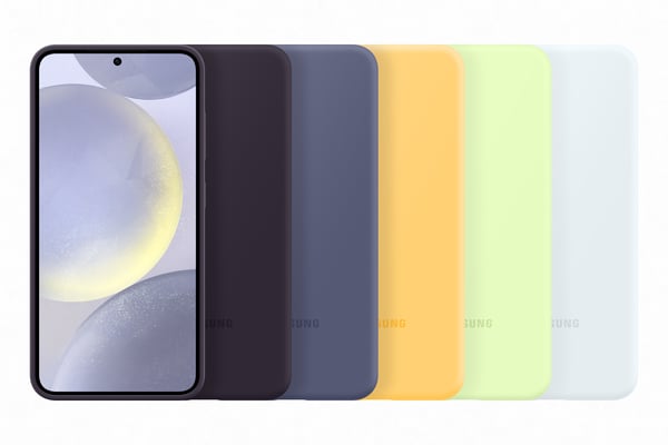 Samsung® | Galaxy S24+ silikondeksel - Bagsidecover - Lysegrønn