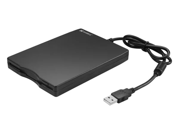 Sandberg USB Floppy Mini Reader - Diskenhet - Diskett (1.44 MB) - USB - extern