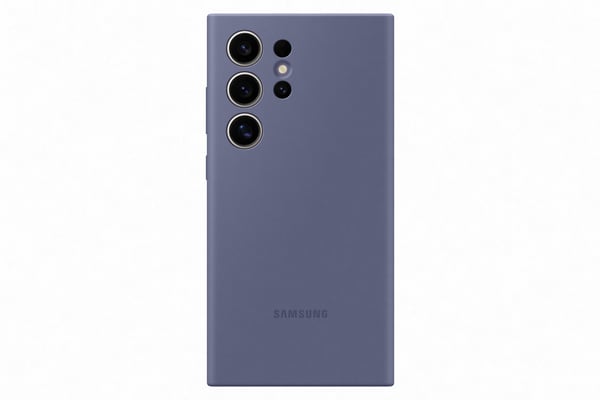 Samsung® | Galaxy S24 Ultra Silikondeksel - Bakdeksel - Fiolett