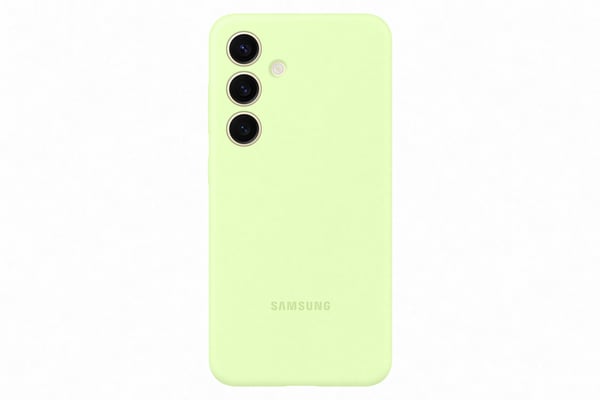 Samsung® | Galaxy S24 silikondeksel - Bagsidecover - Lysegrønn