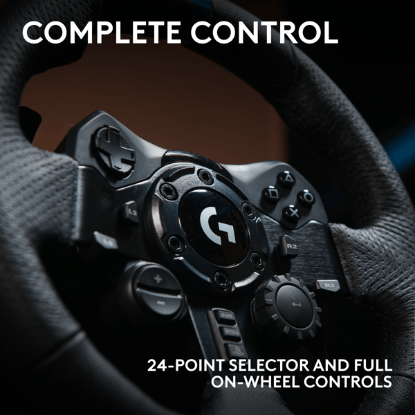Logitech G923 - Rat og pedalsæt - kabling - for PC/ Playstation 4/ Playstation 5