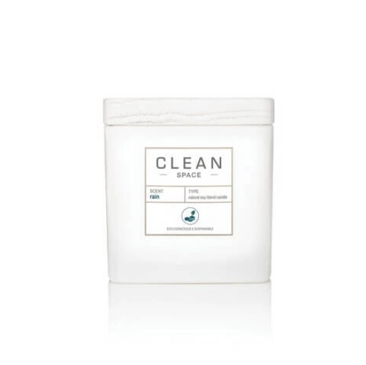 Duftlys Clean, Space Rain, duftende, 227 g