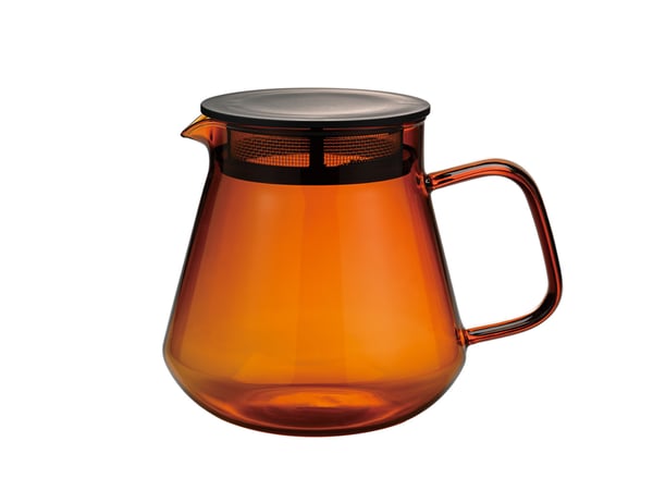 Hario Colors Tea & Coffee Server med filter rav 600 ml