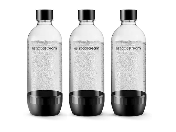 Sodastream PET Bottle Universal (3 Bottles, 1L, black) (2260525)