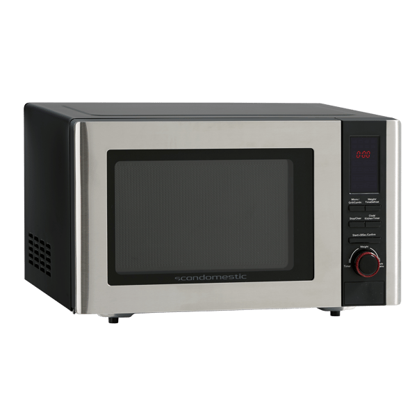 Scandomestic MIG 27 SS - Mikrobølgeovn med grill - 23 L - 800 W - Svart