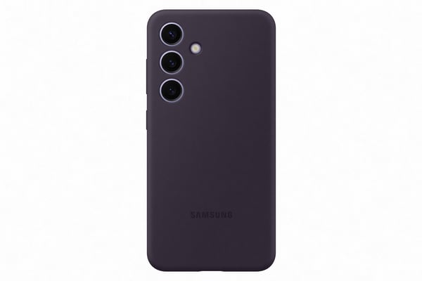 Samsung® | Galaxy S24 Silikondeksel - Bakdeksel - Mørk fiolett