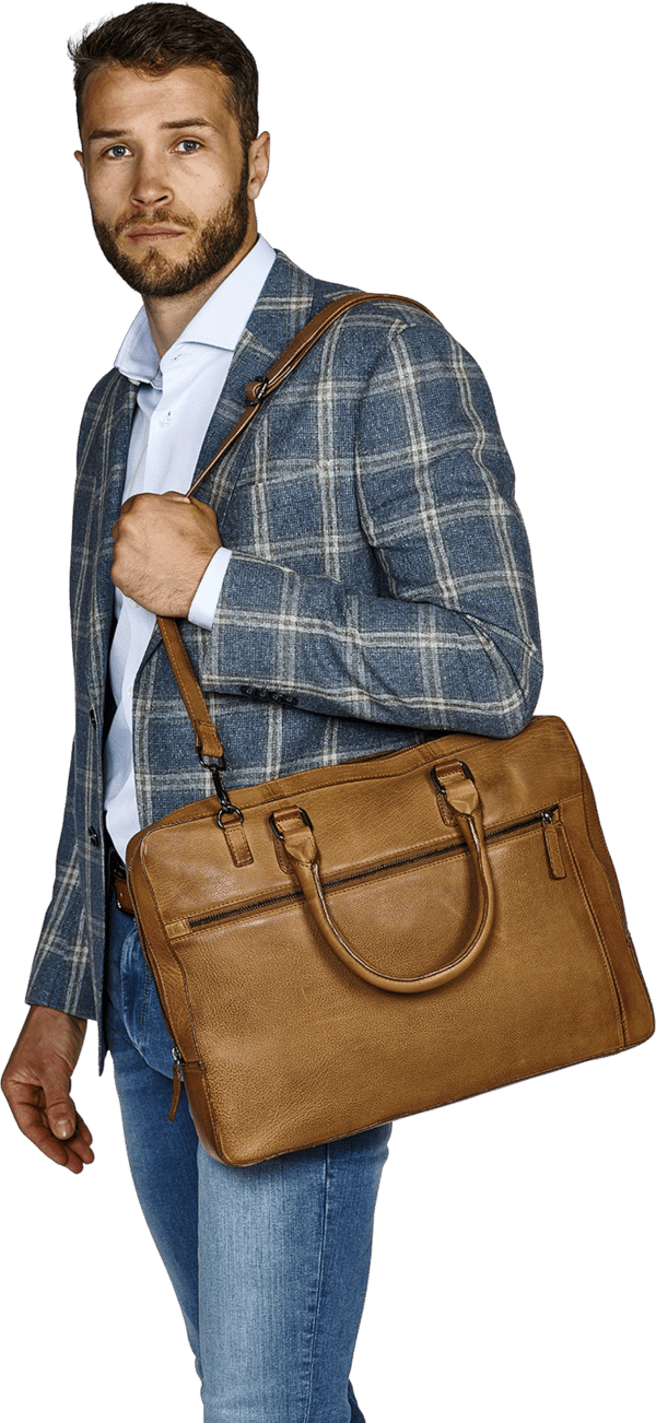 GR88 Tasker - Computer bag - Cognac - GR88-1062-ONESIZE-70-C