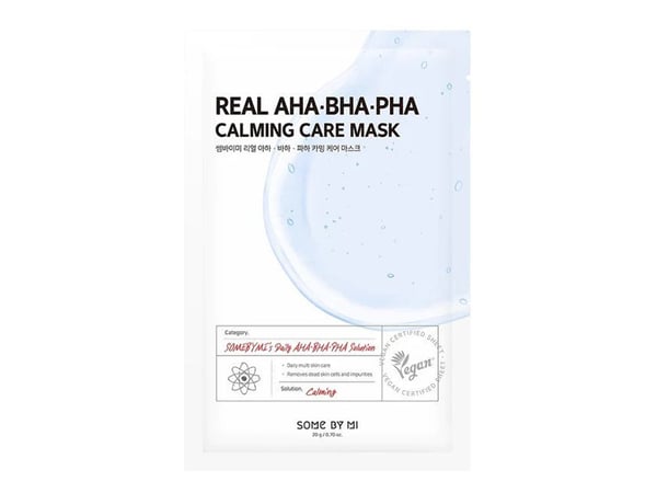Some By Mi Real AHA BHA PHA Calming Care Mask 20g