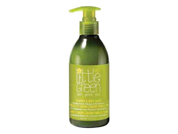 Little Green babyshampoo & body wash 2-i-1 til barn 0-3 240 ml