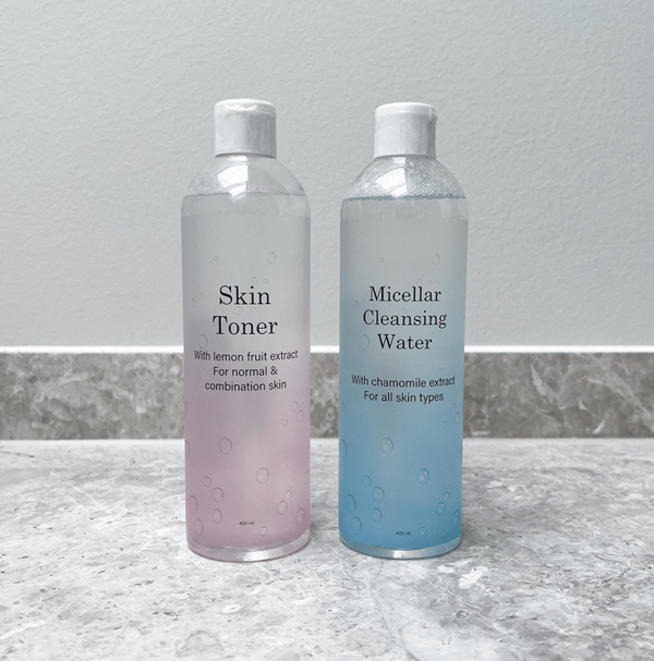 Skin toner med frugt extract mild exfoliering (400 ml)