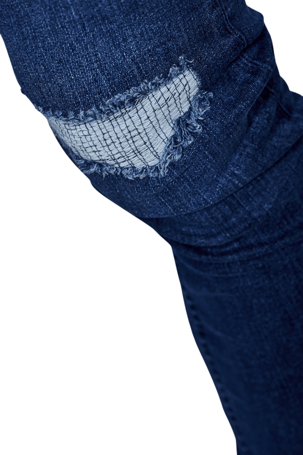 Hullede Skinny Stretch