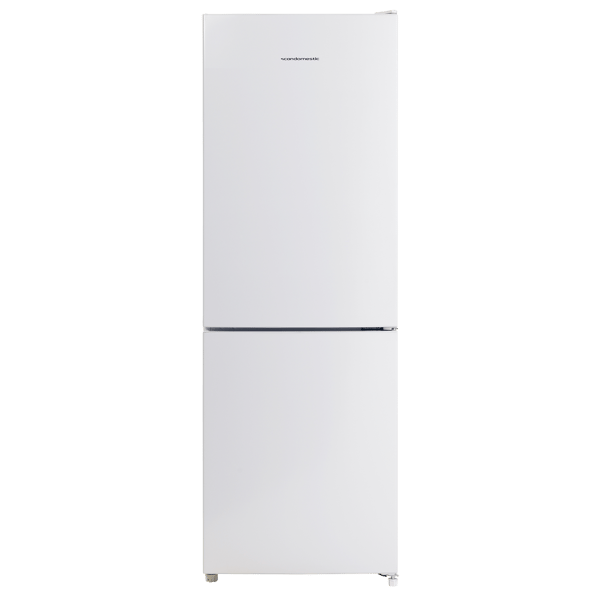 Scandomestic SKF 297 W - jääkaappi-pakastin - leveys: 54 cm - syvyys: 55 cm - korkeus: 159,3 cm - 228 litraa - valkoinen