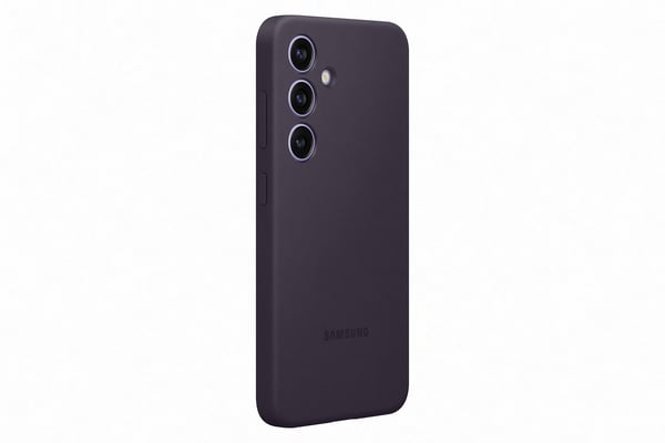 Samsung® | Galaxy S24 Silikondeksel - Bakdeksel - Mørk fiolett