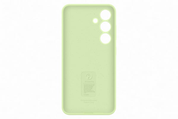 Samsung® | Galaxy S24+ silikondeksel - Bagsidecover - Lysegrønn