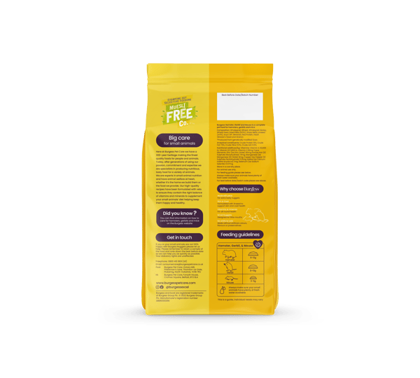 Hamster gerbil & mouse 750 g