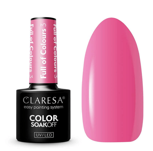 Activeshop CLARESA hybridlakk Full of colours 3–5 g