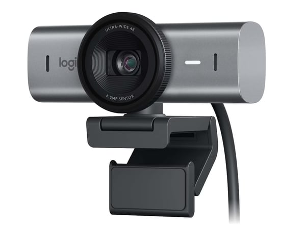 Logitech Master Series MX Brio - Direktestrømningskamera - farge - 8,5 MP - 3840 x 2160 - 4K, 1080p - lyd - USB-C