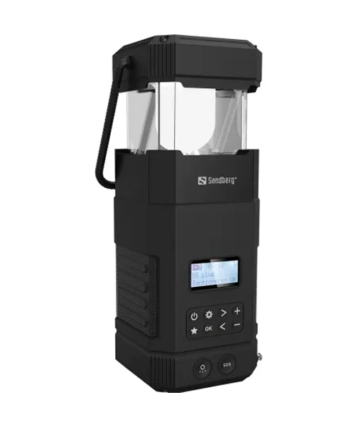 Sandberg Survivor Lantern - Strømbank - 10000 mAh - 37 Wh - 2 A (USB)
