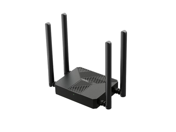 Mercusys MR62X, Wi-Fi 6 (802.11ax), Dual-band (2,4 GHz / 5 GHz), Nätverksansluten (Ethernet), Svart, Bordsrouter